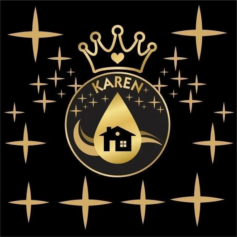 Logo firmy sprzątającej Karen Błysk